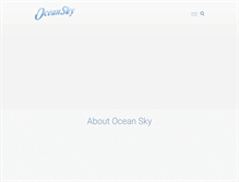 Tablet Screenshot of oceanskyintl.com